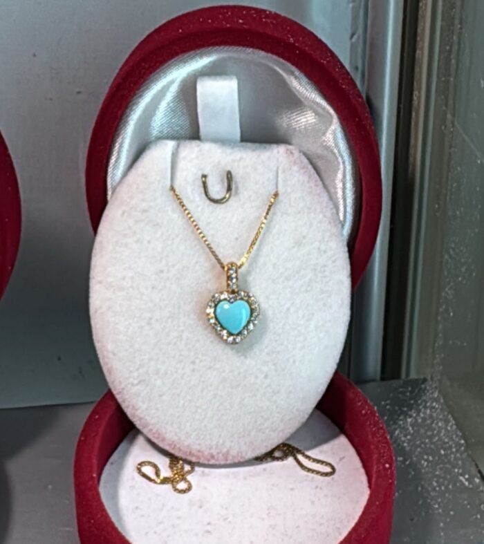 Collana argento 925 turchese