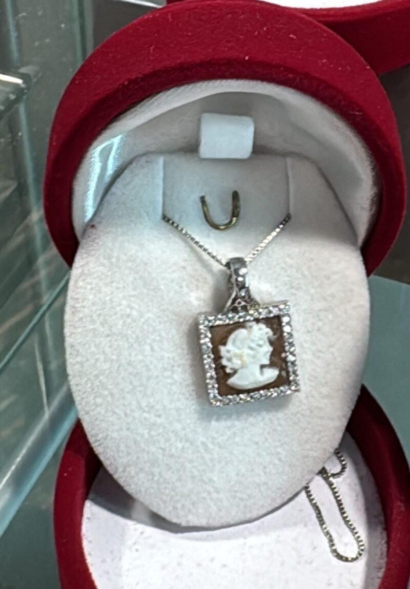 Collana cameo argento 925
