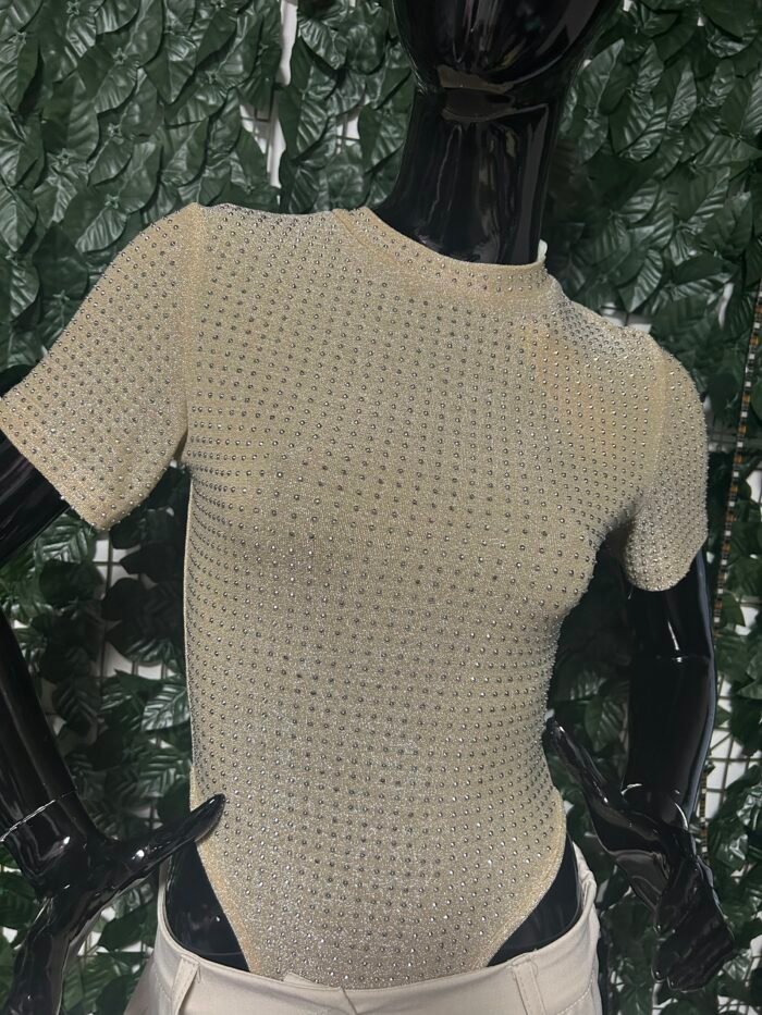 Body con micro borchie