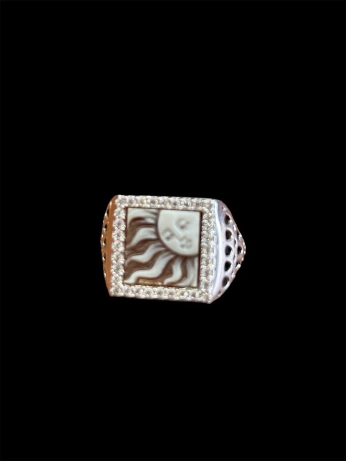 Anello sole regolabile argento925