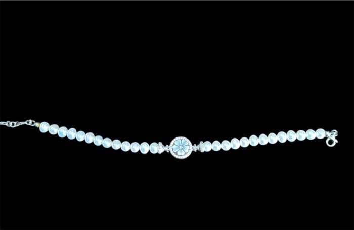 Bracciale cameo fiore