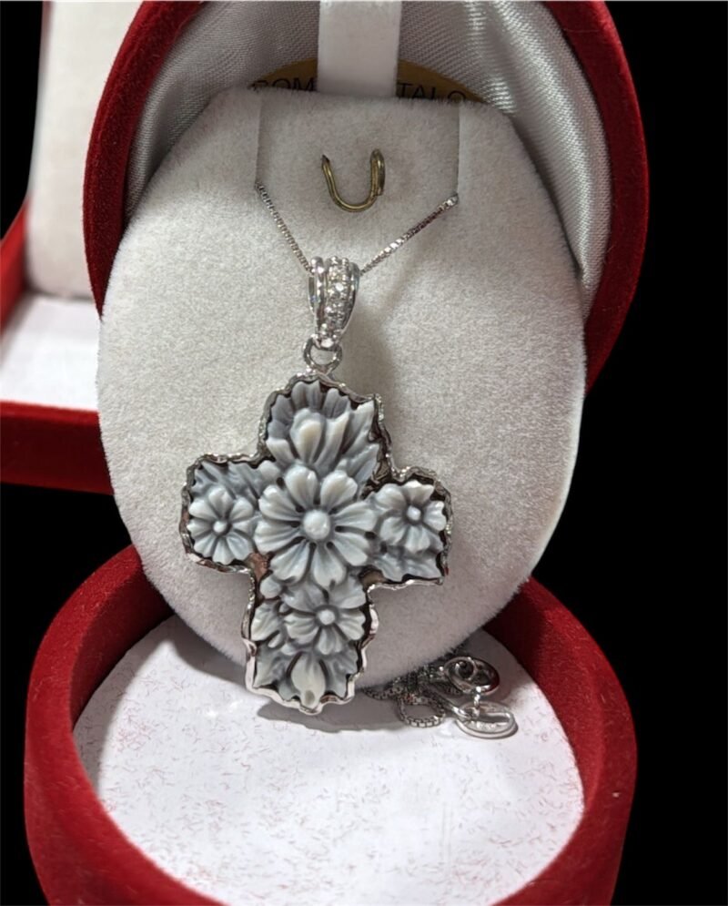 Collana croce argento 925