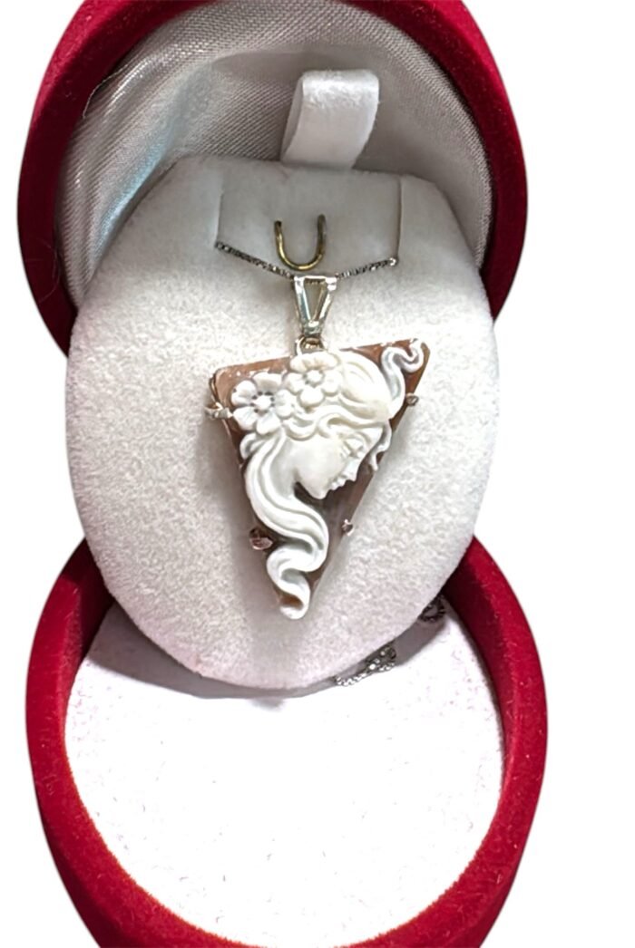 Collana argento 925 con cameo