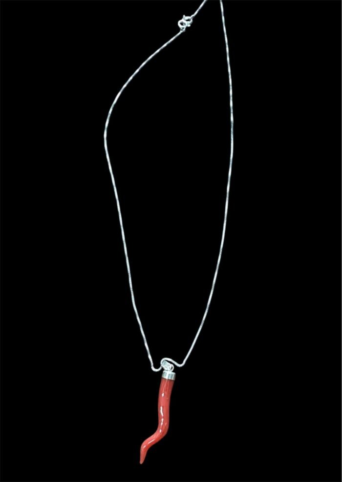 Collana corno corallo