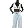 Top denim casual chic - immagine 3