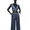 Top denim casual chic
