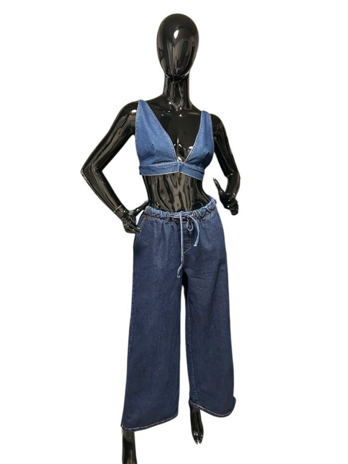 Top denim casual chic
