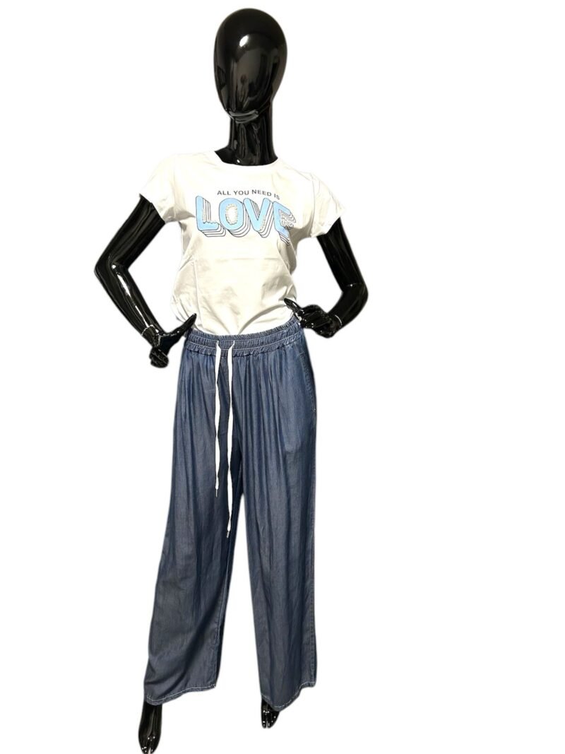 Pantalone denim confort - immagine 3