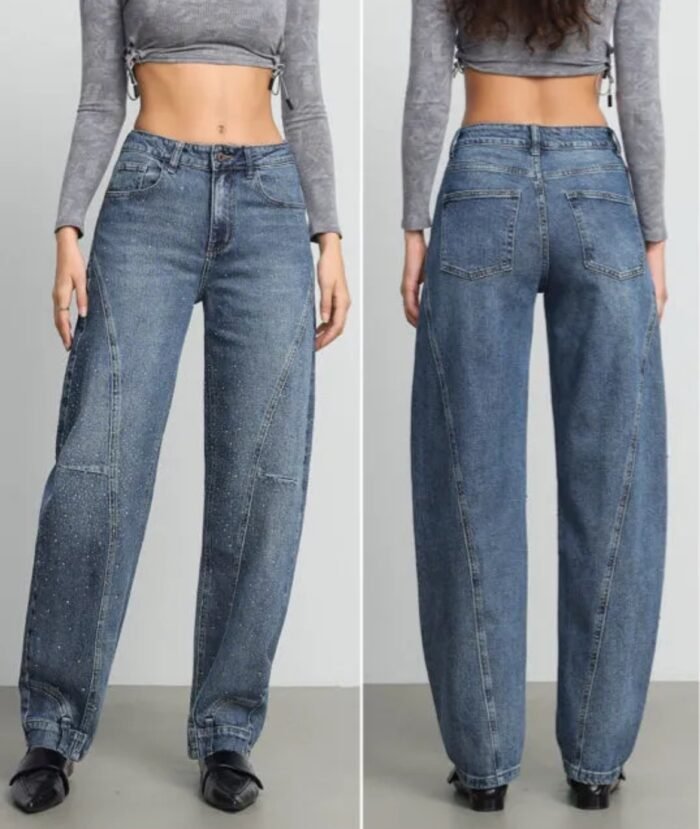 *Jeans Balloon Strass*