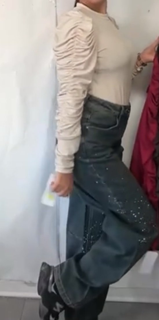 Body manica drappeggiata