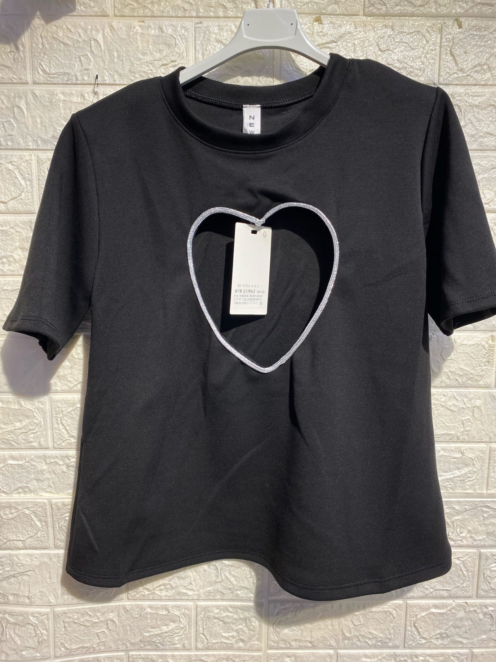 T-shirt cuore - immagine 4